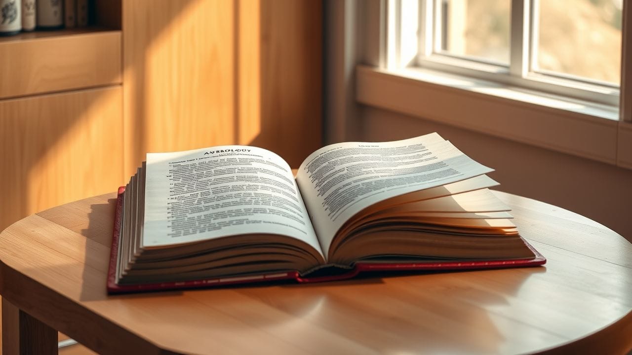 Een goed gebruikte astrologie en numerologie boek op een houten tafel. Een goed gebruikte astrologie en numerologie boek op een houten tafel.