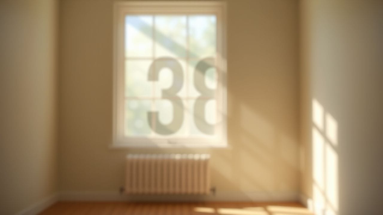 Een serene kamer met subtiele spirituele betekenis.